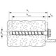 BETONIRUUVI 10X70 FBS2 50KPL HEX